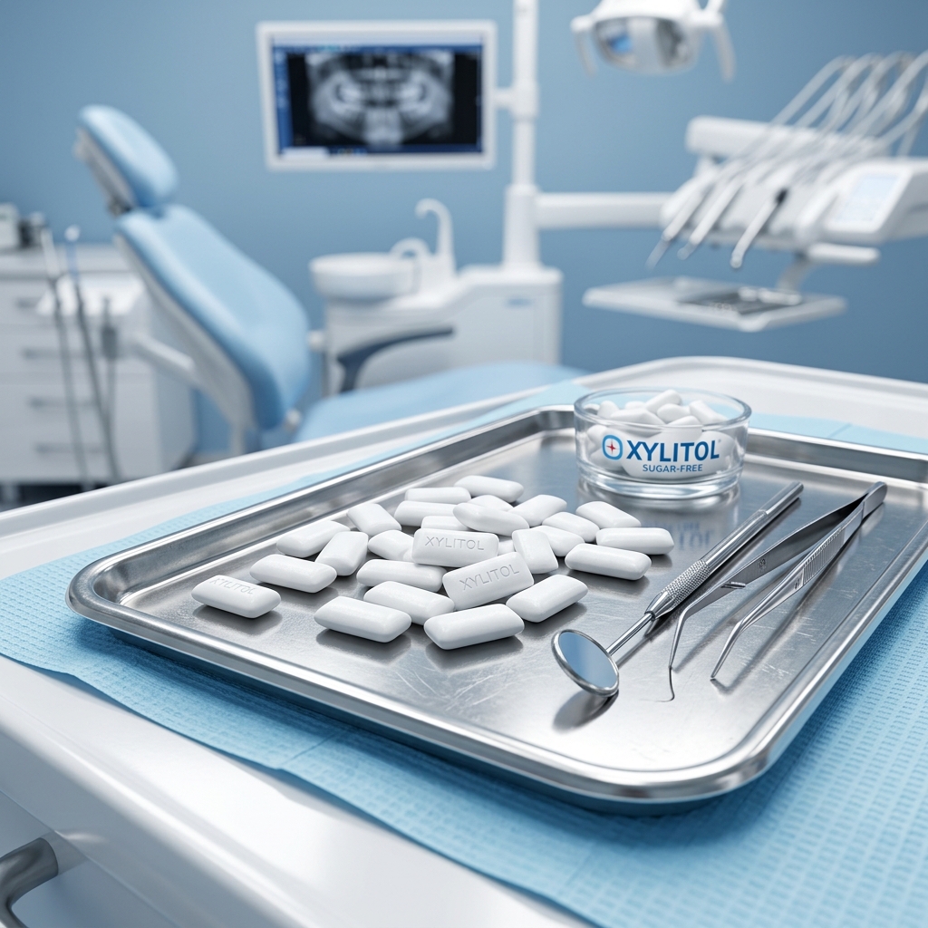 Chicles sin azúcar (Xilitol): El dulce que combate las caries